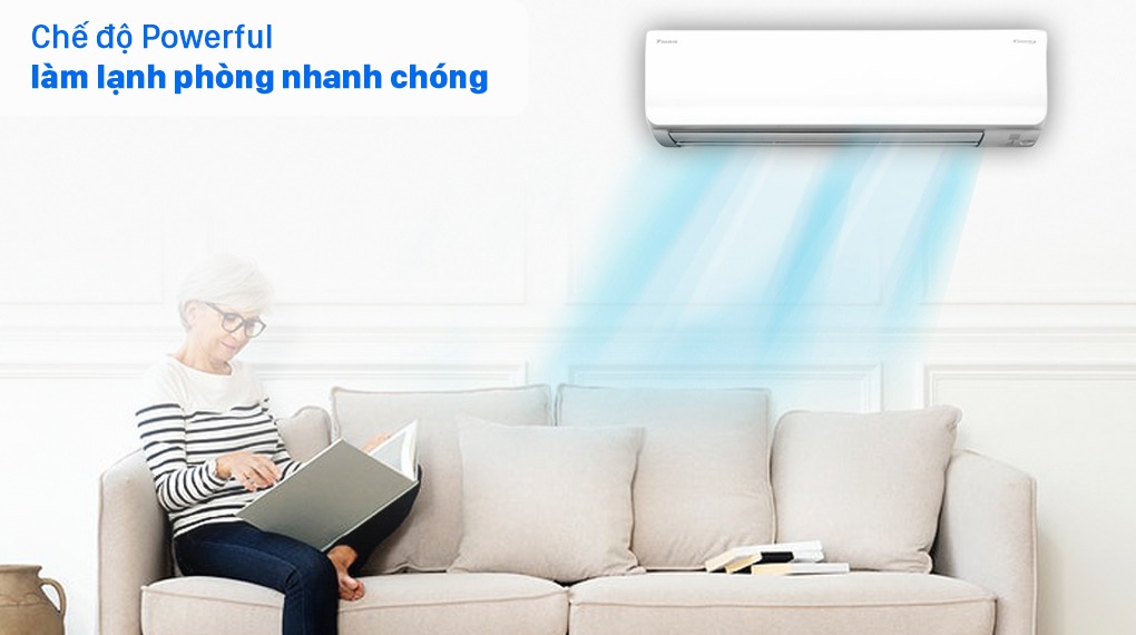 Điều hòa Daikin 2 chiều Inverter tích hợp sưởi 12000BTU FTHB35ZVMV